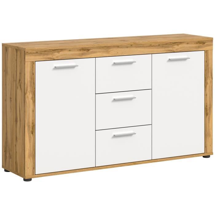 Buffet Aosta Blanc/Chêne 125/80/35 Buffet Aosta Blanc/Chêne 125/80/35