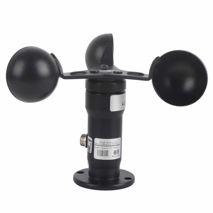 Anémomètre Capteur Vitesse Vent 0-10V Alliage Aluminium - Mesure Météo Précise Activités Extérieures