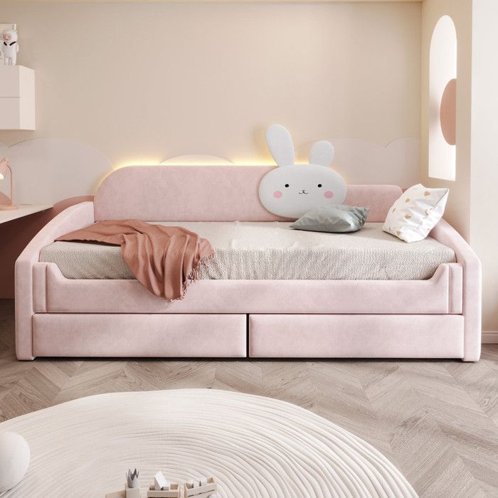 Lit Coffre Double 140x200 Avec LED Et Ports USB - Tête De Lit Capitonnée Velours, Rangement Hydraulique, Sommier Lattes Inclus (sans Matelas) - Blanc