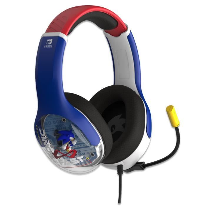 Casque filaire Pdp NSW Realmz AirlitePlus Wired Sonic pour Nintendo Switch et Nintendo Switch Modèle OLED et - vue 4