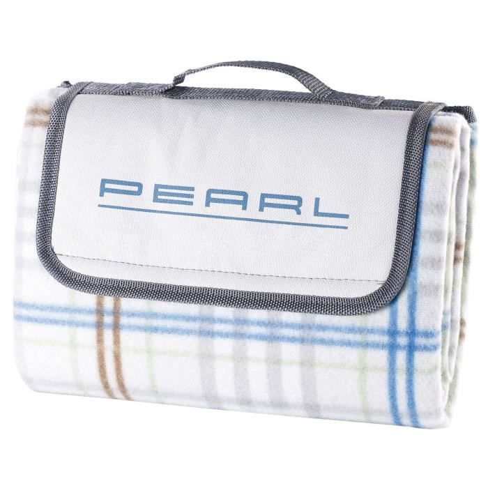 Nappe XL Pique-nique à Revers Imperméable Bleu Et Blanc 280 X 140 Cm M21030732