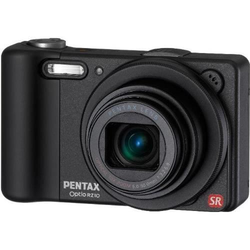 Appareil photo numérique PENTAX Optio RZ10 Classic Black 14 millions de pixels 28mm 10x 1cm optique macro appareil photo numérique