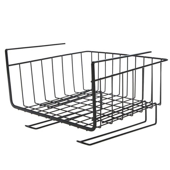 Panier De Rangement Coulissant Sous Meuble - Taille S (38x25x12 Cm), En Maille Métallique, Pour Chaussettes, Sous-vêtements, Organisateur Armoire Ou Placard