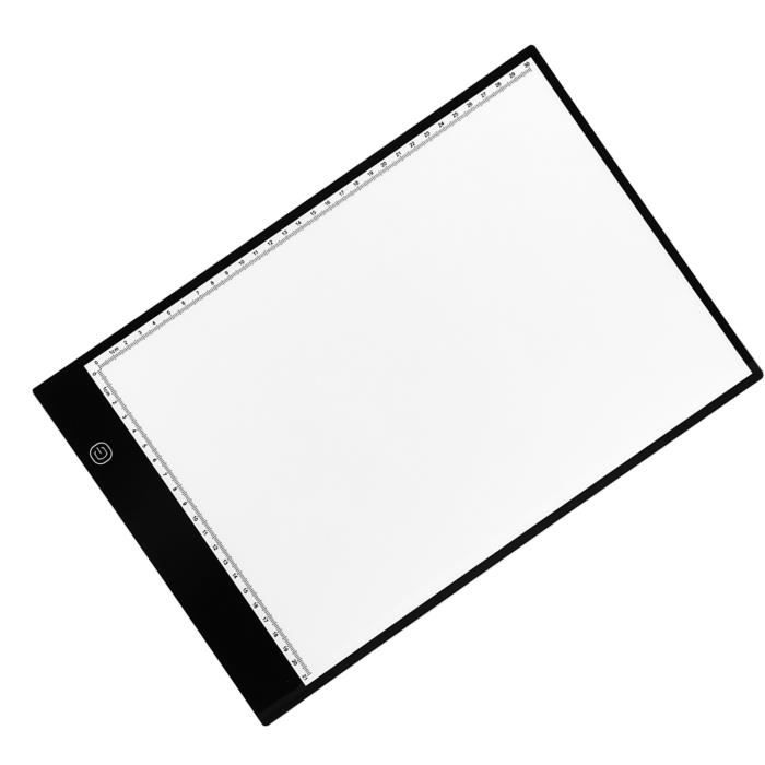 Boîte Lumineuse LED EASYmaxx A4 - 173 Lettres/Symboles - Alimentation Piles Ou USB - 30.2x22cm