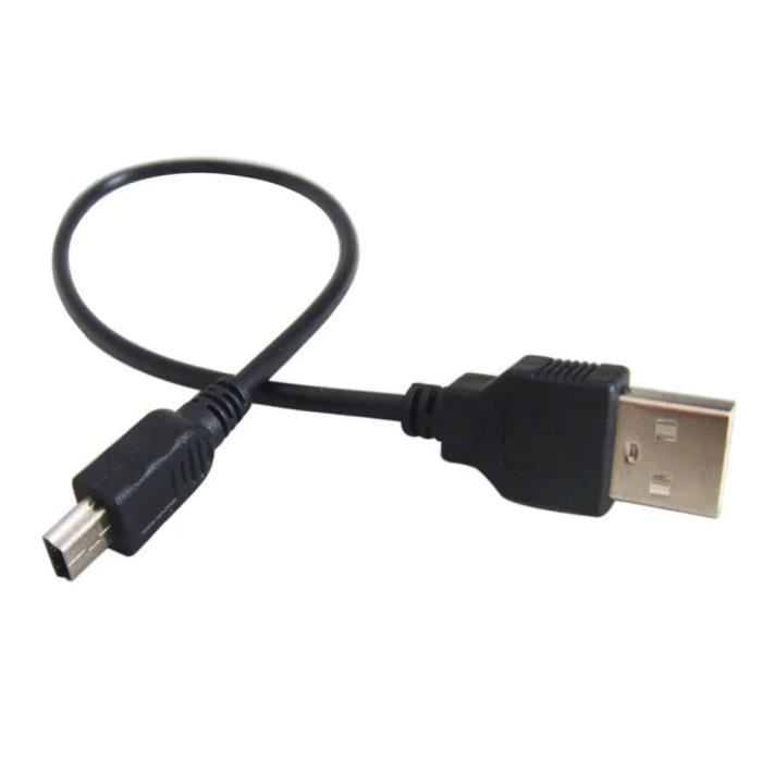 Lot De 300 Câbles USB 2.0 Mini 5 Broches 3 Pieds (90 Cm) - Idéal Pour Appareil Photo, MP3, Téléphone, Lecteur Multimédia