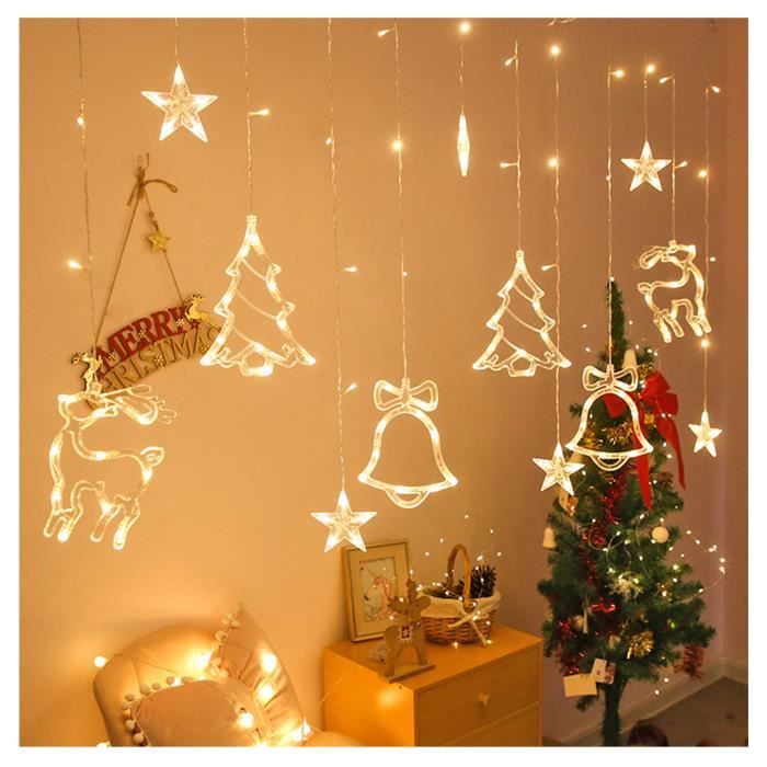 Guirlande LED Noël 960 Lumières Blanc Chaud - 38cm De Diamètre, Minuterie, Intérieur/extérieur IP44