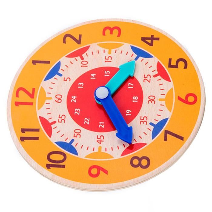 Jouet D'horloge Pour Enfants Horloge Pour Enfants, Tableau Pour Enfants 6 En 1 Innovant Pour Les