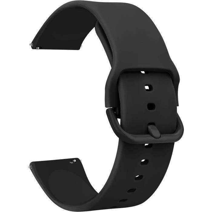 Bracelet De Montre En Silicone Noir, Installation Facile - Neuf Avec étiquettes
