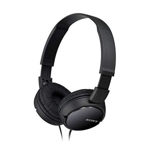 Casque Pliable - Sony - MDR-ZX110B - Noir - Diaphragmes 30 mm - Confort Optimal - Filaire
