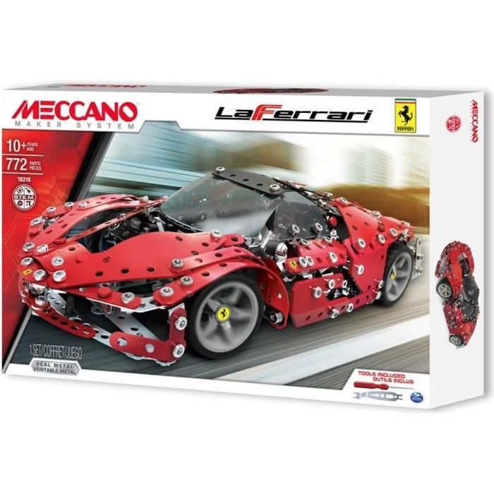 Meccano - Ferrari LaFerrari - Modèle à Construire avec 7772 Pièces - Pour  Enfants à partir de 10 ans - Cdiscount Jeux - Jouets
