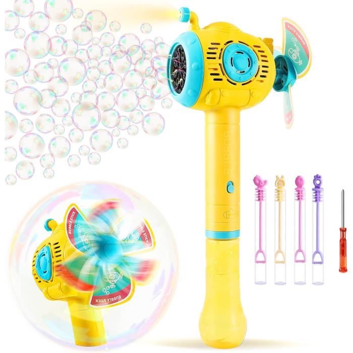 2Pcs Pistolet À Bulles Automatique, Machine À Bulles Savon Enfants 10000+ Bulles/Minute, Machine À Bulles Portable Pour Enfants, Mac - Jeux - Jouets