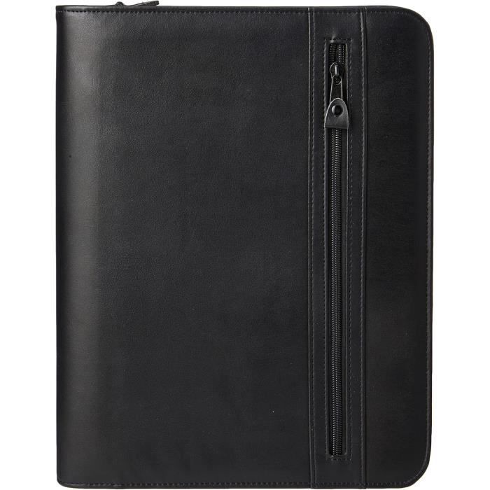 Classeur Zippé 7,6 Cm - 3 Anneaux - Bandoulière Amovible - Bleu - Résistant à L'eau