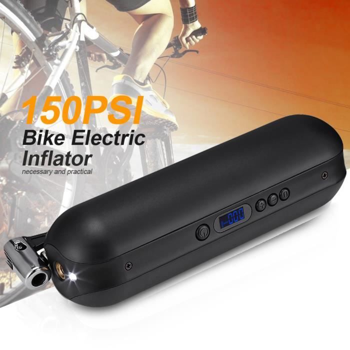 Pompe à Air électrique Portable 150 PSI - Sans Fil, Batterie 6000 MAh, Recharge USB-C Pour Voiture Vélo - 7