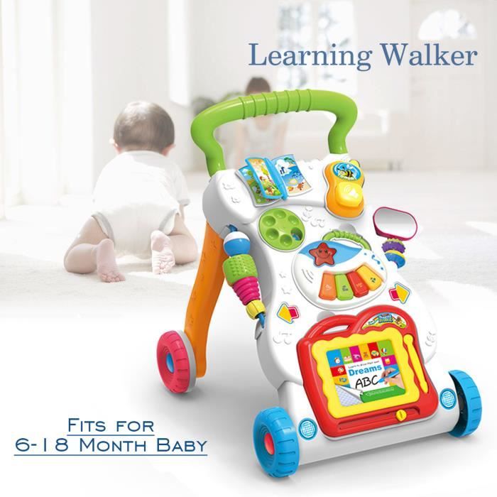 TEMPSA Bébé Trotteur Youpala musical Apprentissage Marche Asseoir debout  Activité Jouet Trotte-bébé - Cdiscount Puériculture & Eveil bébé