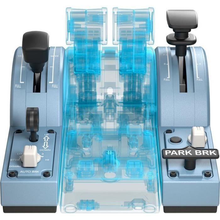 Thrustmaster Civil Aviation Tca Quadrant Add On Airbus Edition Ensemble D'accessoires Pour 'accélérateur Filaire Pour Pc - vue 2