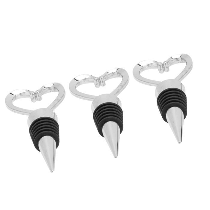 Set De 6 Bouchons Réutilisables : 3 Pour Vin + 3 Pour Champagne - Garde Tes Bulles Et Ton Vin Intacts