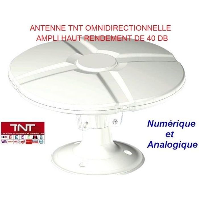 Antenne TNT camping car,caravane omnidirectionne - antenne rateau, avis et  prix pas cher - Cdiscount