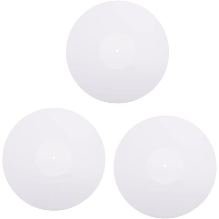 Lot De 4 Tapis Feutre Tourne-disque - 18,5cm Diamètre - Pour Platine Vinyle - Anti-vibration
