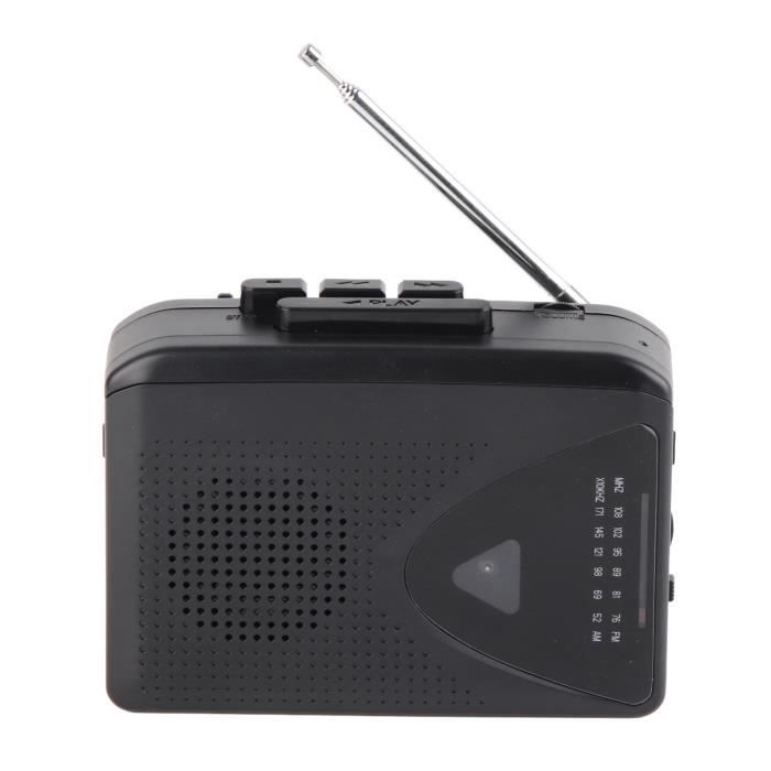 YUM- Lecteur de cassettes Lecteur de Musique Audio Baladeur Portable, Lecteur de Cassette Stéréo Radio AM FM video autoradio