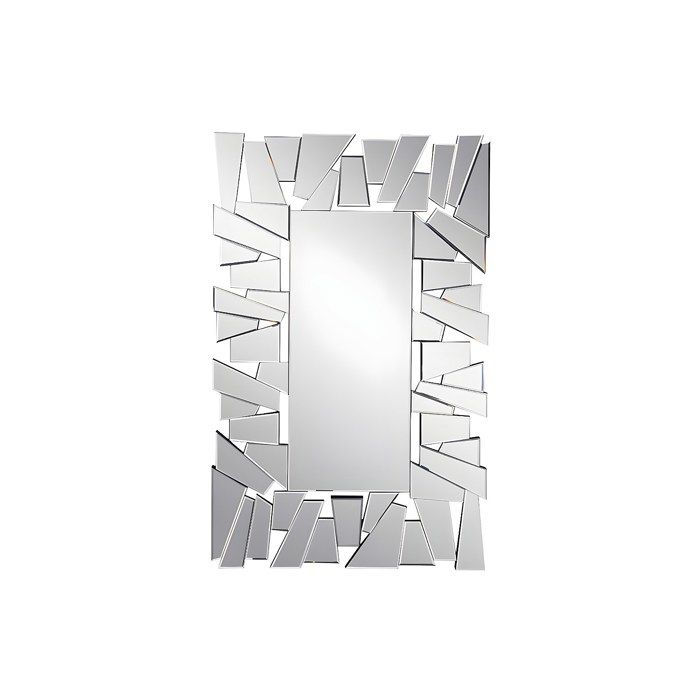 Miroir mural en inox - L. 120 x H. 76 cm - UYUNI