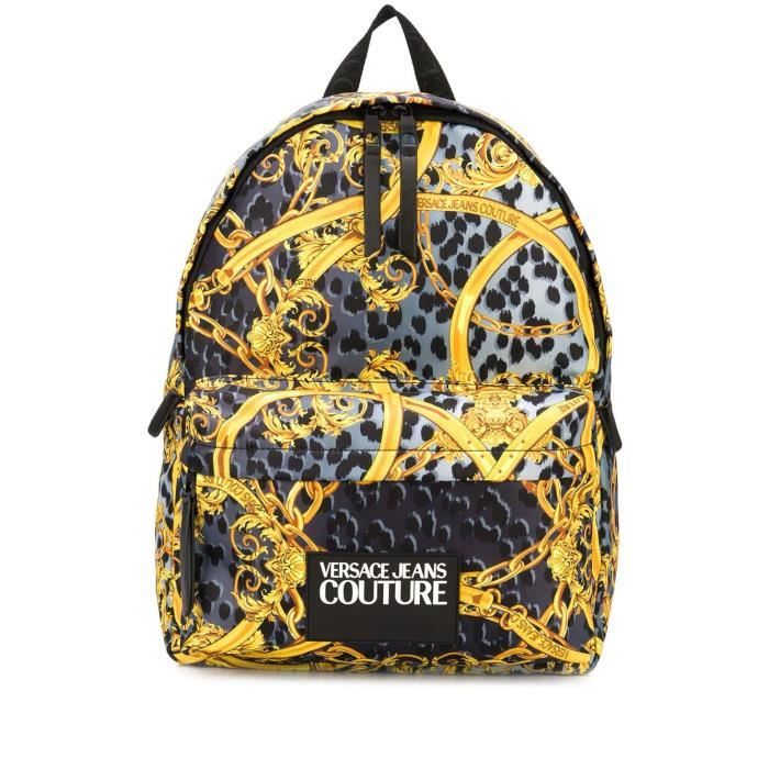 VERSACE JEANS HOMME E1YVBB2071427829 GRIS POLYESTER SAC DOS