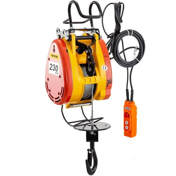Palans Électrique 1450W - Capacité 400kg/800kg | Treuil Levage, Garage, Bricolage