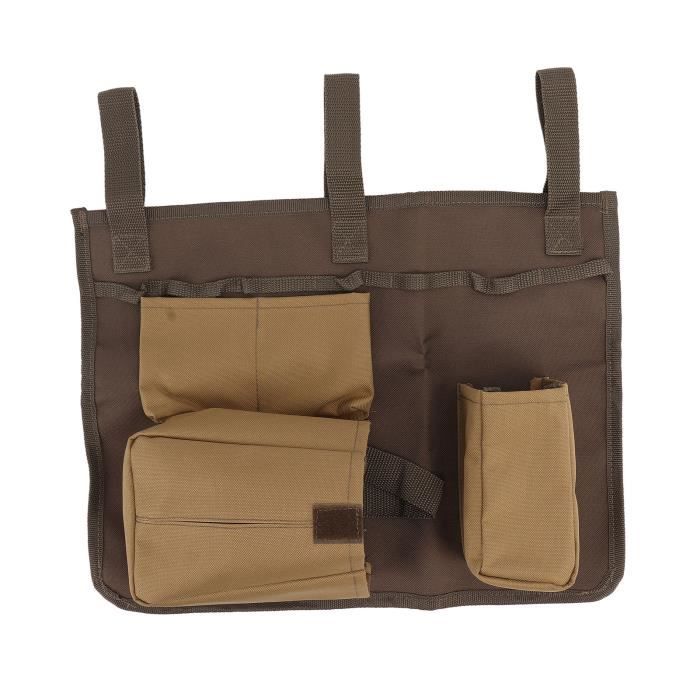 Sac De Rangement Suspendu Pour Lit Superposé - Noir, Tissu Oxford | Poches Multiples | Enfant, Dortoir, Hôpital