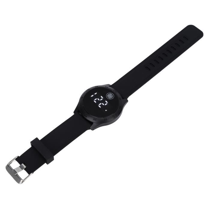Montre numérique LED VVIKIZY - HZ2030 - Étanche - Style coréen - Blanc/Noir Montre numérique LED VVIKIZY - HZ2030 - Étanche - Style coréen - Blanc/Noir