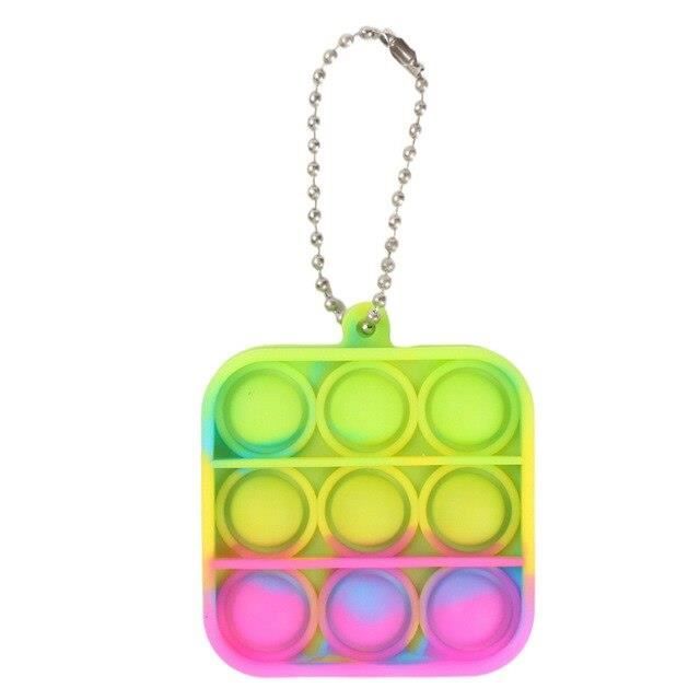 Lot De 3 Jouets Fidget Clavier Décompression - Porte-Clés Anti-Stress Avec Sons Réalistes Pour Adultes Et Enfants