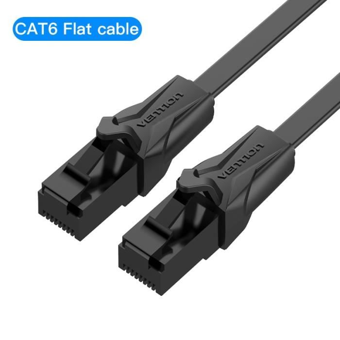 Flat Cable-8m -câble Ethernet Cat6 Lan UTP RJ45,pour raccordement  réseau,10m-15m,pour PS,PC,Modem Internet,routeur,Cat6