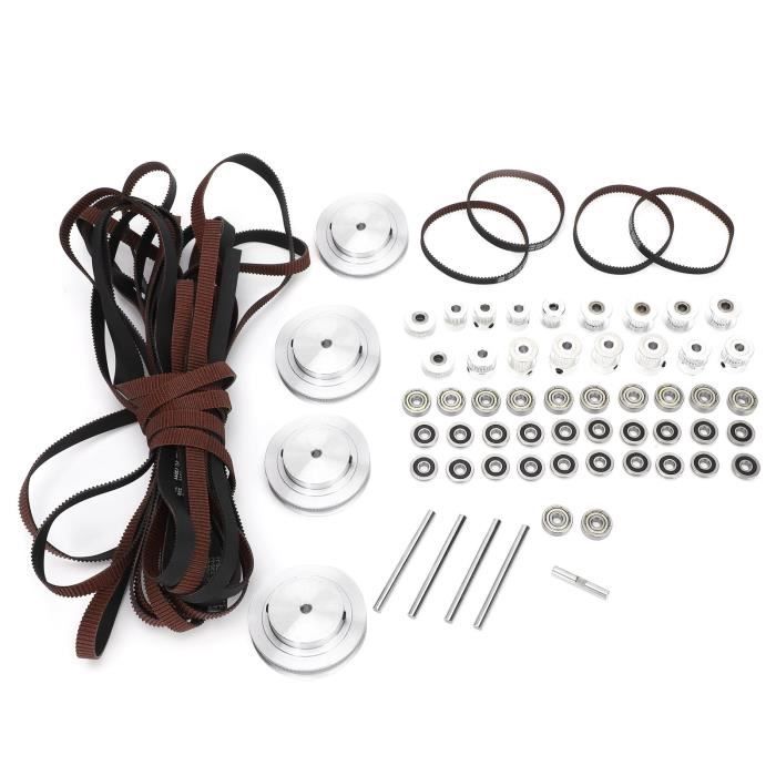 Kit Poulies Aluminium Hot Racing Pour Associated SC18 18T2 - Réf. AES1000P