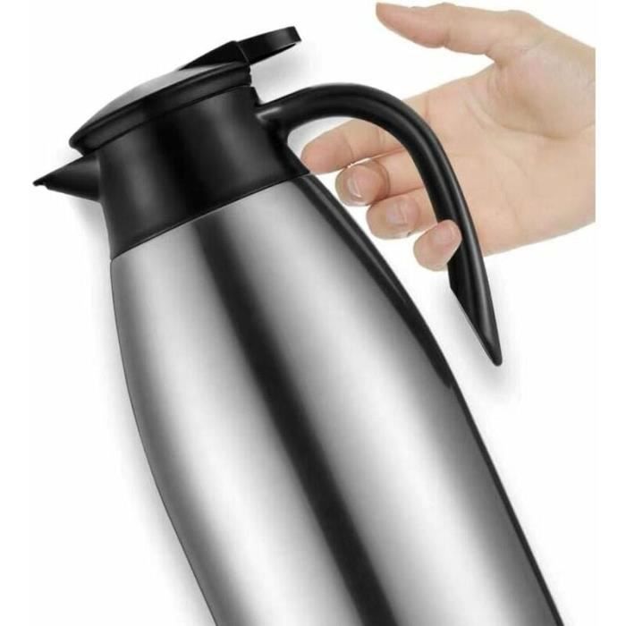 Luvan Theros 2L, Carafe Therique en Acier Inoxydable, Rétention