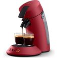 Machine à café dosette Philips SENSEO Original Plus CSA210/91 Rouge + Lot de 5 - Senseo Classique café en dosettes x40 -277g-1