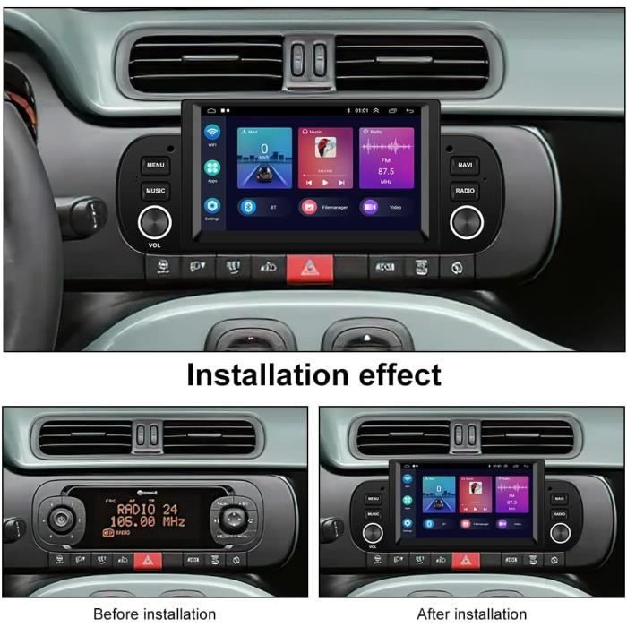 Autoradios, Hi-Fi, vidéo et GPS Panda pour véhicule Fiat