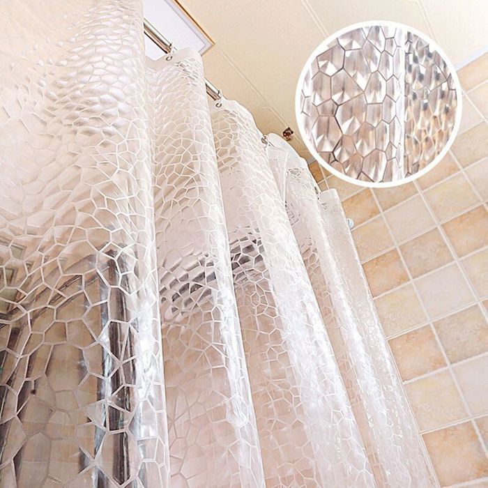 Rideau De Douche Anti-moisissure Et Imperméable, Rideau De Douche Anti Moisissure Et Impermeable Rideau De Douche Lavable Semi Transparent 80 X 180 Cm 97419260