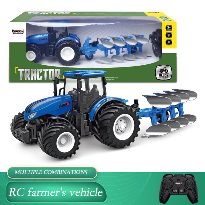 Jouets de tracteur télécommandé en alliage, camion-benne, véhicule de ferme, jouets de tracteur télécommandés - Chine Jouets pour tracteurs et voiture agricole RC prix