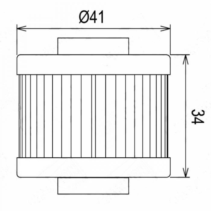 Filtre à Huile NYPSO Pour Scooter BMW C1 125 (2000-2004) – Équivalent COF085, Dimensions 41 Mm X 34 Mm - 8