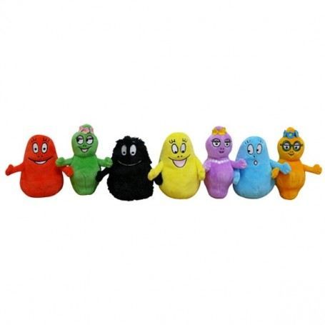Peluche bean bag Barbapapa Barbouille 12 cm Blanc Mixte Cdiscount Jeux Jouets