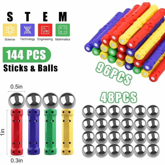 De Construction Magnétique Amazon Jouet Enfant Construction Magnétique Jouet Fille Ans Magnetic Stick Jeu