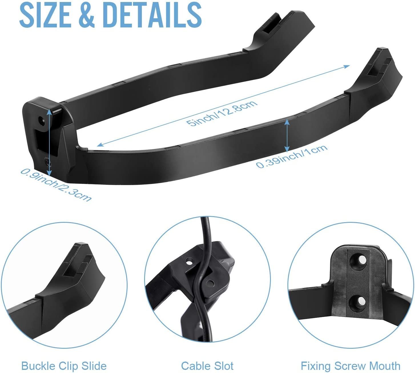 AGPTEK Garde-Boue Arrière Pour Xiaomi M365/M365 Pro – 3 Amortisseurs Silicone – Accessoire Scooter Électrique Noir