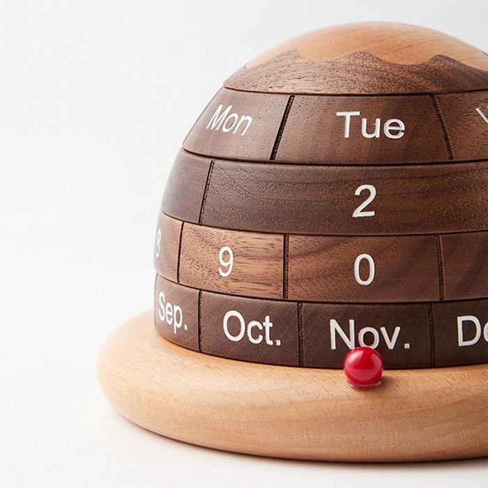 DAMILY® Calendrier de bureau en bois ornements créatifs minimalistes  modernes calendrier perpétuel calendrier de bureau - Cdiscount Beaux-Arts  et Loisirs créatifs