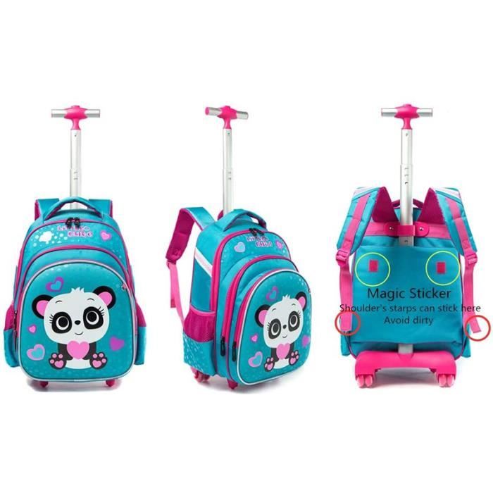Cdiscount cartable best sale a roulette fille