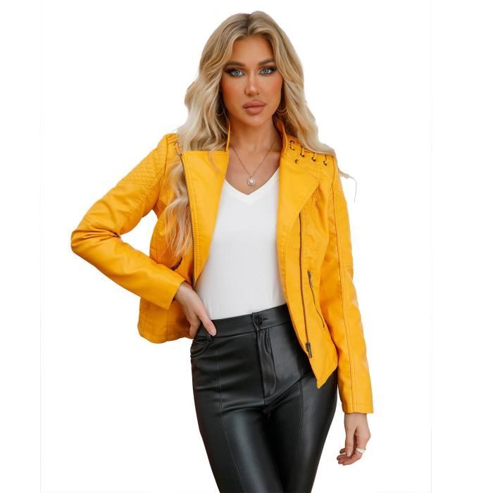 Veste en sales cuir de luxe