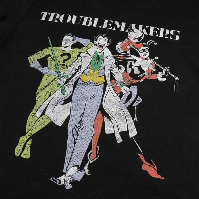 Batman T shirt ORIGINAL GANG Noir Cdiscount Pr t Porter