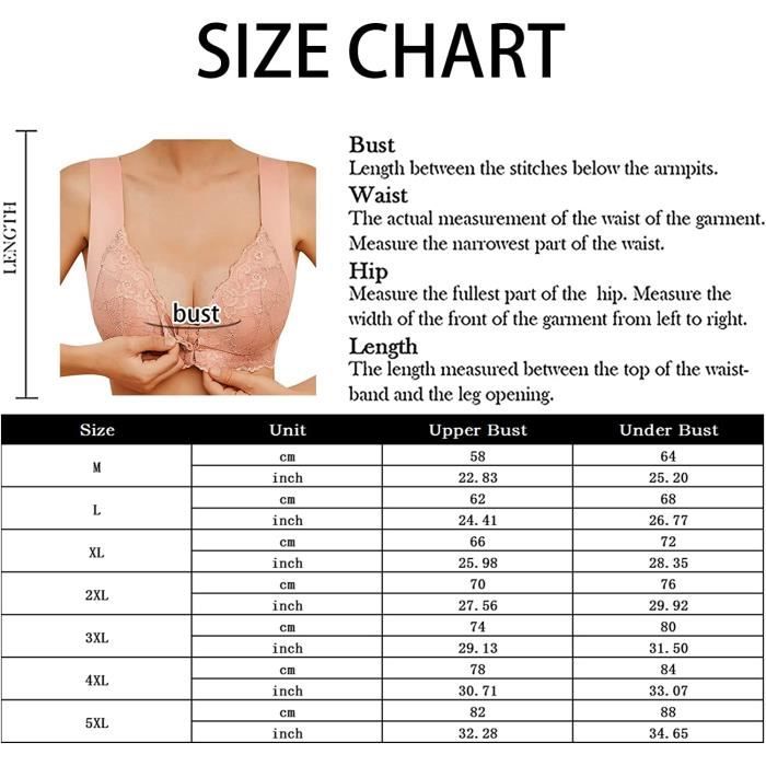 Soutien-Gorge Ouvert Devant Sans Armature, Brassière Sport Fermeture Devant Lace Bra Confortable Quotidien Pour Yoga Sport