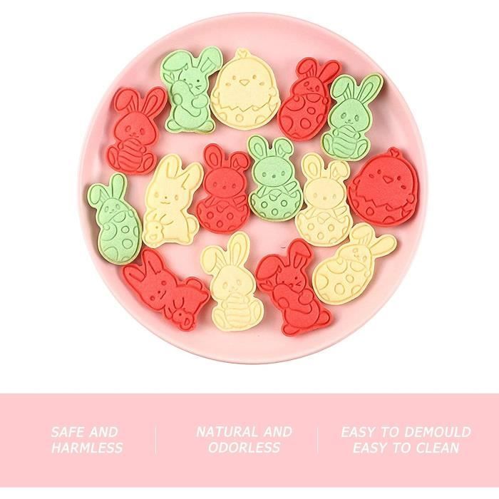 Moule À Biscuit Lapin 3D Emporte-Pièces Avec Poussoir Pour Enfants 6 Pcs  Différentes Forme Coupe-Biscuits Outils De Cuisson P[H3546] - Cdiscount  Maison