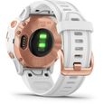 Garmin fenix 6S PRO - Montre GPS multisports haut de gamme - Rose Gold avec bracelet blanc-3