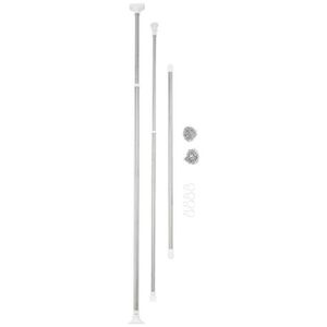Porte-Cintre Coulissant Télescopique Pour Armoire - Alliage Aluminium - 25 Cm Extensible - Gain De Place