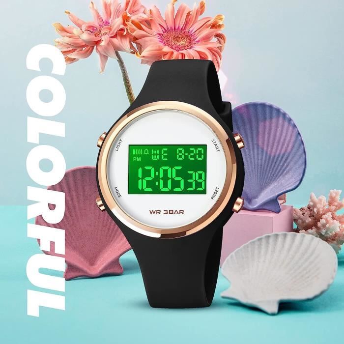 Montre sales colorée femme