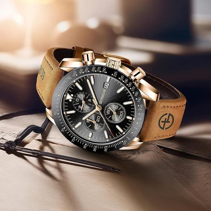 Montre homme grand discount cadran